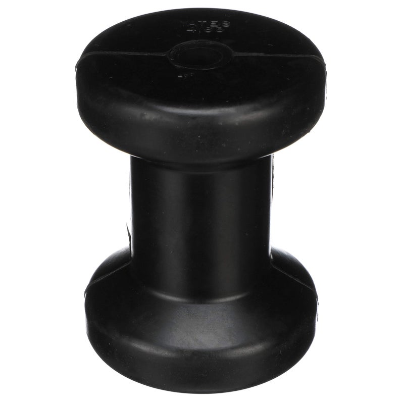 Seachoice Molded Spool Roller w/Plastic Sleeve, Black Rubber, 5 in. Wide, 5/8 in. ID Hole - Image 4